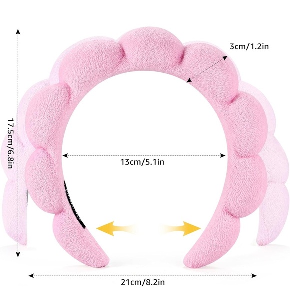 ZTOMINE SET OF 2 SKINCARE HEADBANDS - Picture 2 of 11